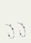 Lana Solo Diamond Hoop Earrings In Metallic
