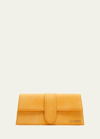 Jacquemus Le Bambino Leather Satchel Bag In Yellow