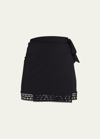 Lise Charmel Cutout Mini Pareo Wrap Skirt In Black