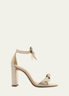 Alexandre Birman Clarita 90mm Block Sandals In Brown