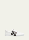 Givenchy X Chito Men's City Court Logo Graffiti Low-top Sneakers In White