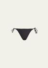Fisch Chanzy Side-tie Cheeky Bikini Bottoms In Black