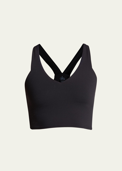 Alo Yoga Real Bra Tank In Black