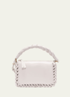Altuzarra Small Braided Leather Top-handle Bag In White