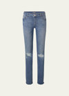 Dl1961 Kids' Girl's Chloe Skinny Distressed Denim Jeans In Blue