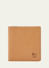 Il Bisonte Men's Slim Bi-fold Leather Wallet In Brown