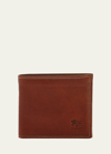 Il Bisonte Men's Vintage Leather Wallet In Brown
