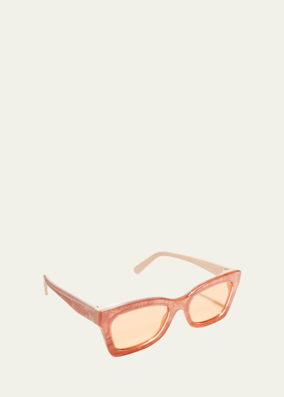 Zimmermann Prima Acetate & Metal Cat-eye Sunglasses In Pink