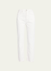 Totême Classic Straight-leg Jeans In White