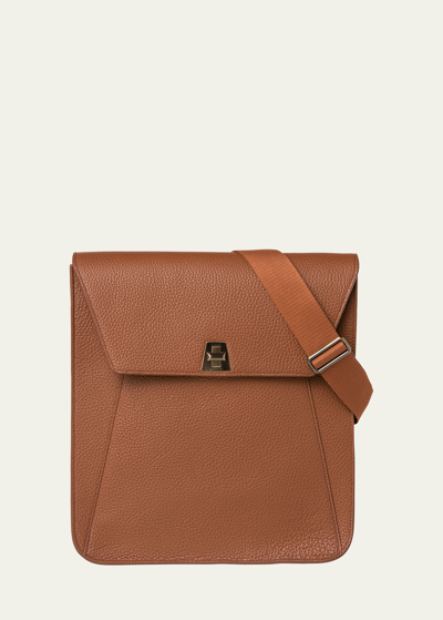 Akris Anouk Medium Leather Messenger Bag