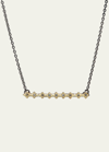 Armenta Old World Diamond Crivelli Bar Necklace In Gold