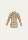 Burberry Luka Vintage Check Shirt In Neutral