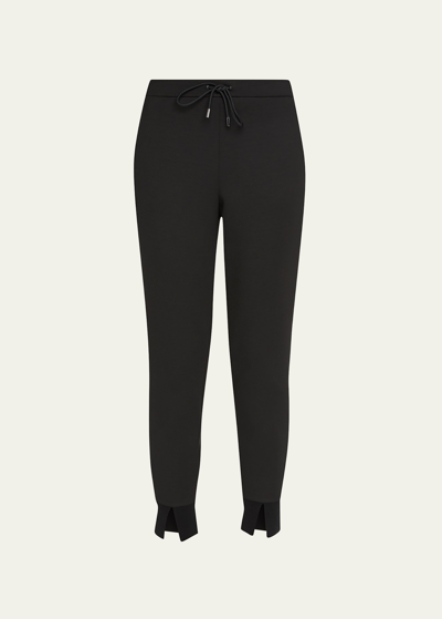 Theory Slouchy Double-knit Jogger Pants