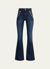 Ramy Brook Helena High-rise Flare Jeans In Blue