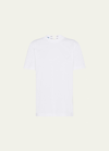 Prada Lace-up Back Jersey T-shirt In White