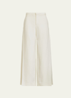 Ralph Lauren Leora Wide-leg Crepe Pants In White