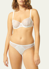 Simone Perele Reflet Tanga In White