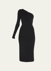 Victoria Beckham Vb Body One-shoulder Midi Dress