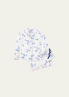Petite Plume Floral-print Cotton Pajama Set In Multi