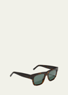 Givenchy Square Acetate Sunglasses In Brown