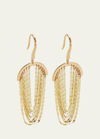 Lana Small Petite Malibu Cascade Earrings In Gold