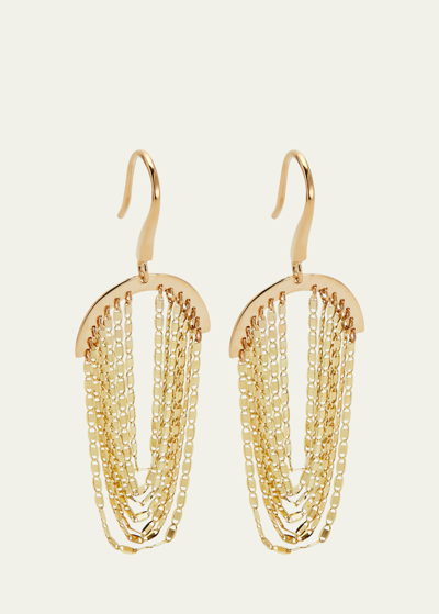Lana Small Petite Malibu Cascade Earrings In Gold