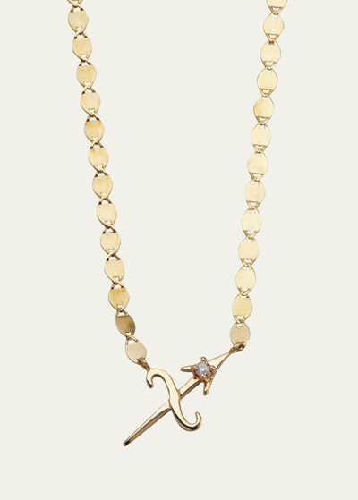 Lana Solo Zodiac Necklace In Gold