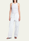 The Row Chic Cotton Ribbed Tank Top With Sophisticated Fit And Versatile Style