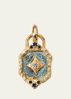 Armenta Sueno Artifact Shield Pendant In Gold