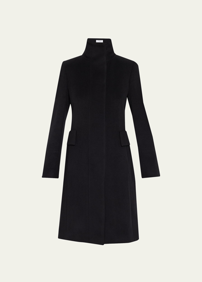 Akris Punto Duffle Knee-length Wool Coat In Black