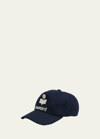 Isabel Marant Tyron Logo Baseball Cap In Blue