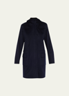 Akris Punto Duffle Reversible Hooded Coat In Black