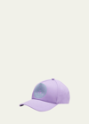 Versace Logo Cotton Baseball Cap