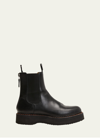 R13 SINGLE STACK LEATHER CHELSEA BOOTS