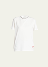 Golden Goose Distressed Short-sleeve Embellished T-shirt In White