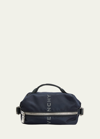 Givenchy Men's G-zip Bumbag 4g Nylon Belt Bag