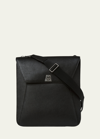 Akris Anouk Calfskin Medium Messenger Bag In Black