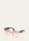 Tom Ford Acetate Cat-eye Sunglasses In Pink