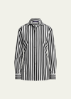 Polo Ralph Lauren Capri Stripe Button-down Shirt In White
