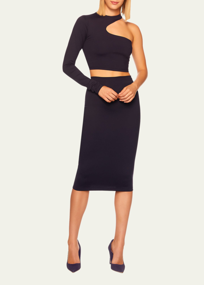 Susana Monaco High-waist Stretch Pencil Skirt