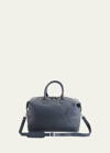 Royce New York Personalized Medium Executive Leather Duffel Bag