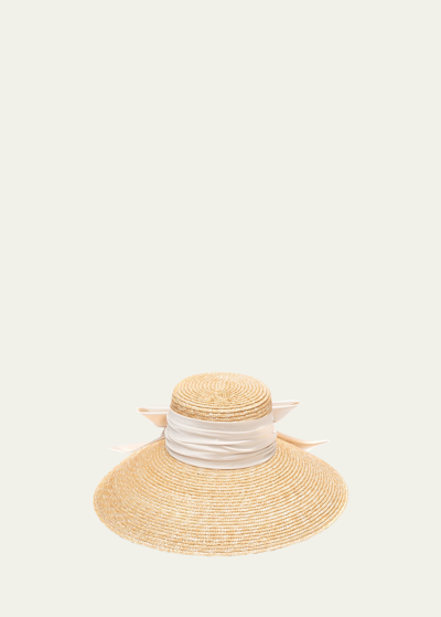 Eugenia Kim Mirabel Floppy Straw Sun Hat In Neutral