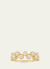 Viltier Clique Large Band Ring In 18k Yellow Gold And Diamonds
