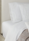 Sferra Fiona King Fitted Sheet, 78" X 80" X 17" In White