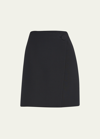 Lafayette 148 Wrap Mini Skirt In Black