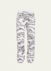 Twenty Montreal Canyon Strata Hyper Reality Knit Sweatpants In White