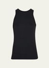 Splits59 Kiki Rib Racerback Tank In Black