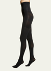 Spanx High-waisted Luxe Tights In Black