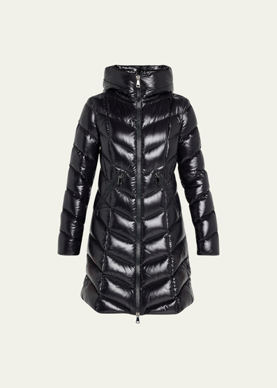 Moncler Marus Puffer Coat In Black