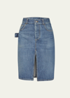 Bottega Veneta Blue Denim Skirt
